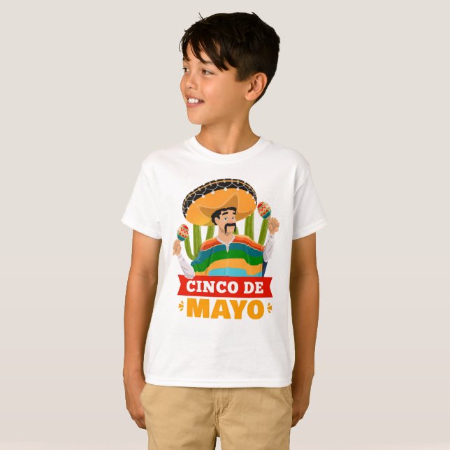 T-shirt Cinco De Mayo (Devant entier)