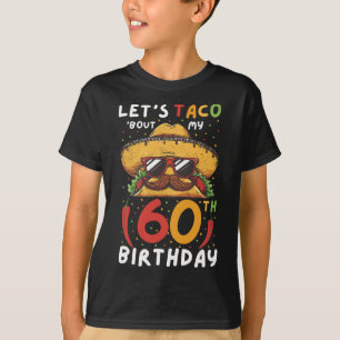 T-shirt Cinco De Mayo 60e Anniversaire Taco Age 60 Bi Mexi