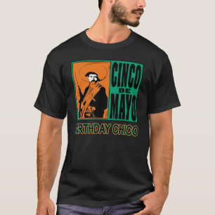 T-shirt Cinco de Mayo Anniversaire Chico avec Bandito
