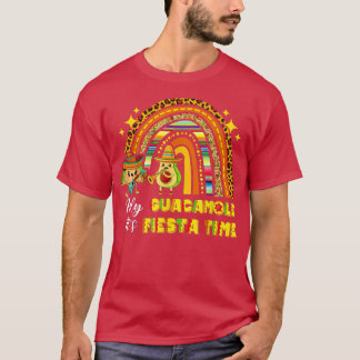 T-shirt Cinco De Mayo Arc-en-ciel Saint-Guacamole Sa Fiest