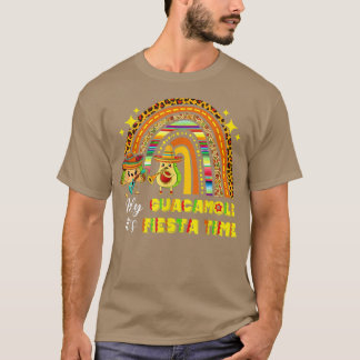 T-shirt Cinco De Mayo Arc-en-ciel Saint-Guacamole Sa Fiest