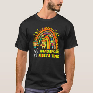T-shirt Cinco De Mayo Arc-en-ciel Saint-Guacamole Sa Fiest