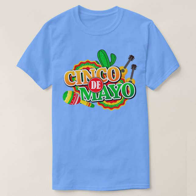 T-shirt Cinco De Mayo Birthday Holy Guacamole Mexican Fies (Design devant)