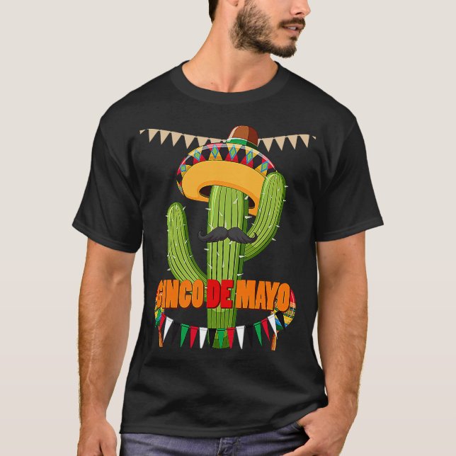 T-shirt Cinco De Mayo Burritos  Mexico Tacos and Avocado   (Devant)