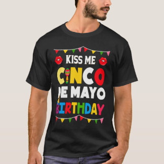 T-shirt Cinco De Mayo Burritos  Mexico Tacos and Avocado  