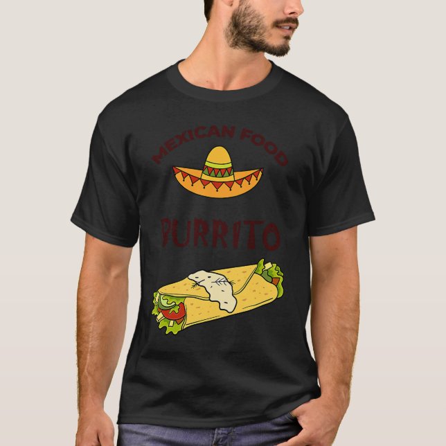 T-shirt Cinco De Mayo Burritos  Mexico Tacos and Avocado   (Devant)