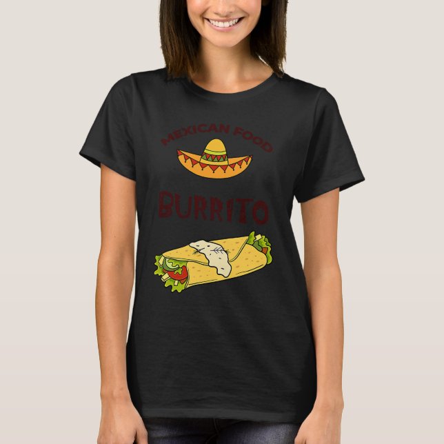 T-shirt Cinco De Mayo Burritos  Mexico Tacos and Avocado   (Devant)