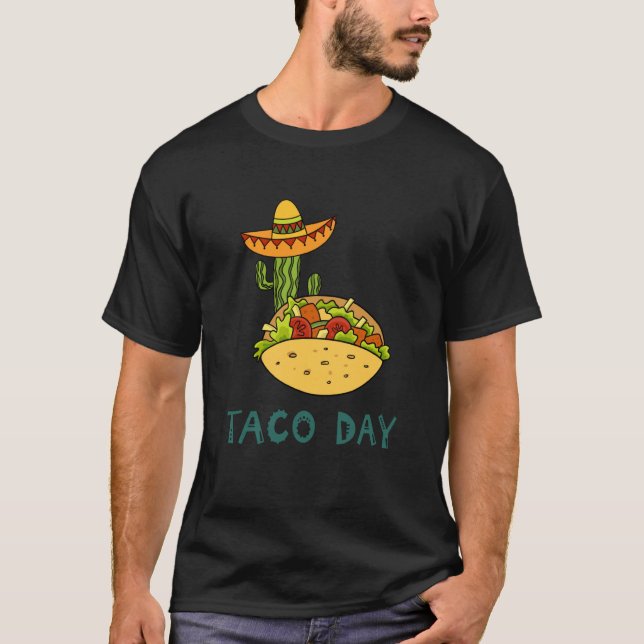 T-shirt Cinco De Mayo Burritos Mexico Tacos and Avocado  1 (Devant)