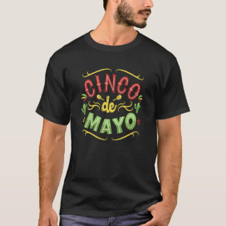 T-shirt Cinco De Mayo Burritos Mexico Tacos and Avocado  6
