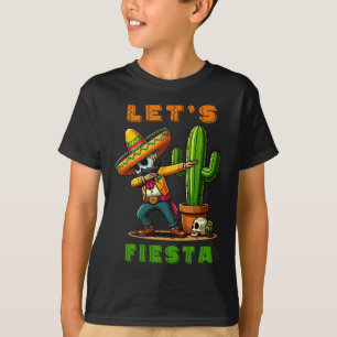 T-shirt Cinco De Mayo Cactus Mexicain Poncho Sombrero Casq