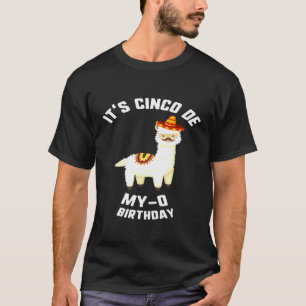 T-shirt Cinco De Mayo Cest Mon Anniversaire Llama Mus