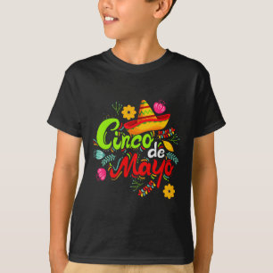 T-shirt Cinco De Mayo Chapeau Mexicain Fête Party 1
