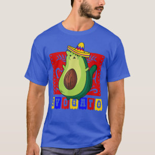T-shirt cinco de mayo chat avocat avogato kawaii meican