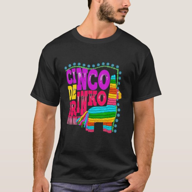 T-shirt Cinco De Mayo Correspondant Thème Mexicain (Devant)