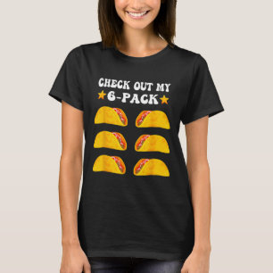 T-shirt Cinco De Mayo Découvrez Mon Pack Six 6 Avec Tacos 