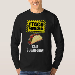 T-shirt Cinco De Mayo Festival Taco Appel d'urgence 9 Juan