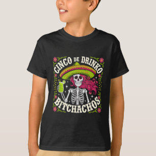 T-shirt Cinco De Mayo Fête Mexicaine Drôle Cinco De Drinko