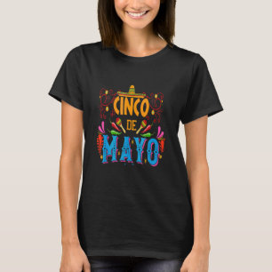 T-shirt Cinco De Mayo Fiesta 5 De Mayo Viva Mexico Cute