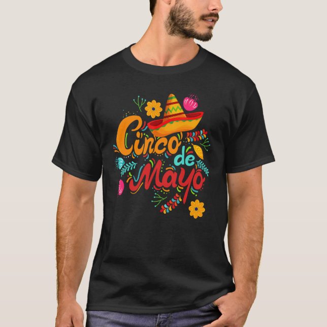 T-shirt Cinco De Mayo Fiesta Cinco De Mayo (Devant)