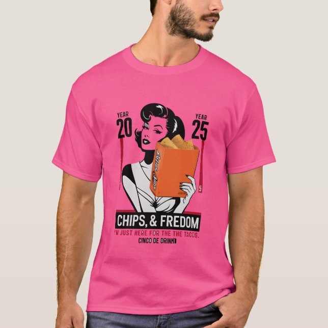 T-shirt Cinco de Mayo - Fiesta moyenne Nacho (Devant)