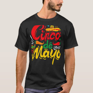 T-shirt Cinco De Mayo Fiesta Party Mexique F