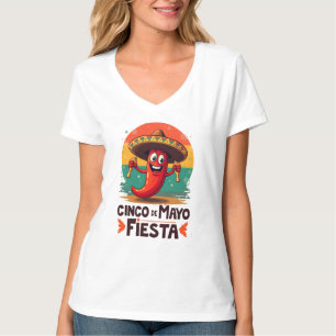T-shirt Cinco de Mayo Fiesta - soirée mexicaine épicée et