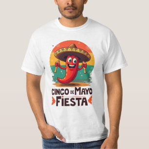 T-shirt Cinco de Mayo Fiesta - soirée mexicaine épicée et