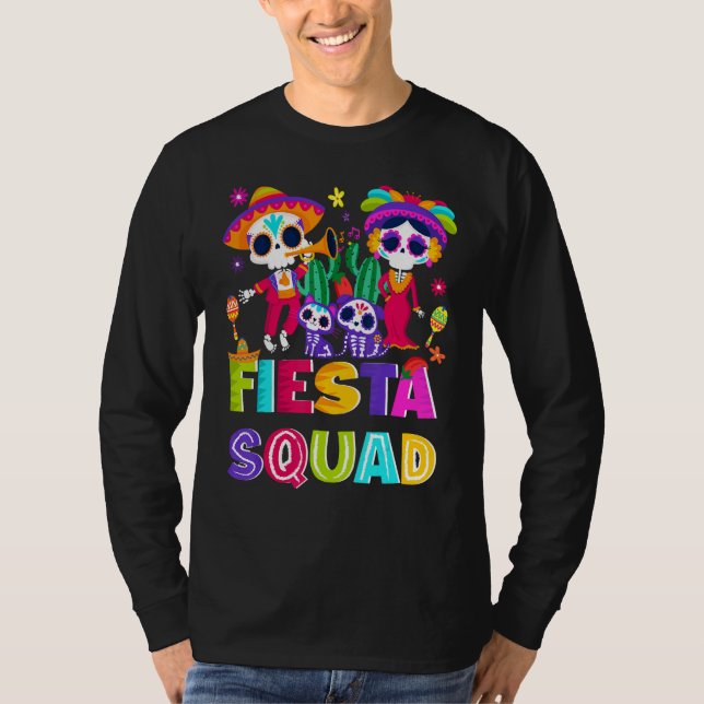 T-shirt cinco de mayo fiesta squad let´s celebrate Mexican (Devant)