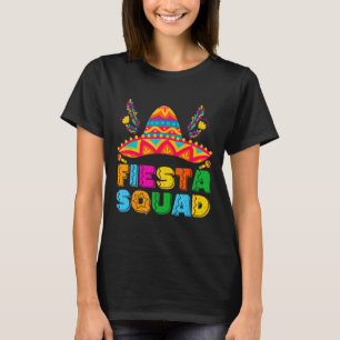 T-shirt Cinco De Mayo Fiesta Squad Parti Mexicain Cinco De