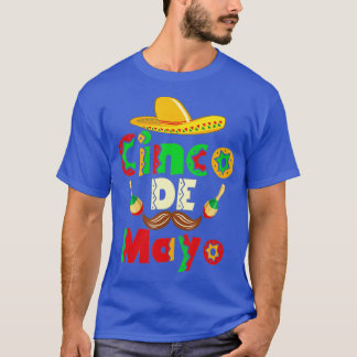 T-shirt Cinco De Mayo Fiesta Surprise Camisa 5 De Mayo Viv