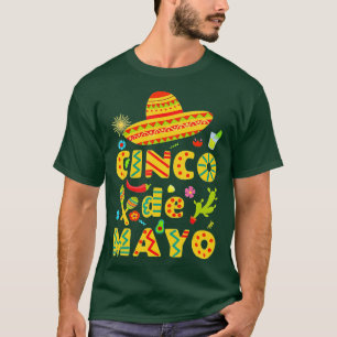 T-shirt Cinco De Mayo Fiesta Surprise Camisa 5 De Mayo Viv