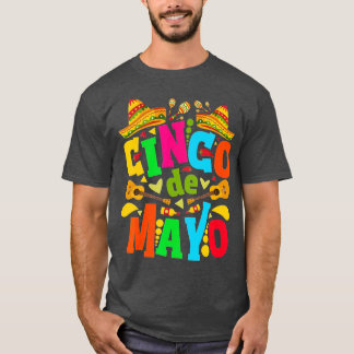 T-shirt Cinco De Mayo Fiesta Surprise Camisa 5 De Mayo Viv