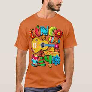 T-shirt Cinco De Mayo Fiesta Surprise Camisa 5 De Mayo Viv