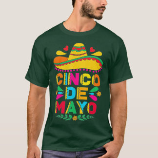 T-shirt Cinco De Mayo Fiesta Surprise Camisa 5 De Mayo Viv