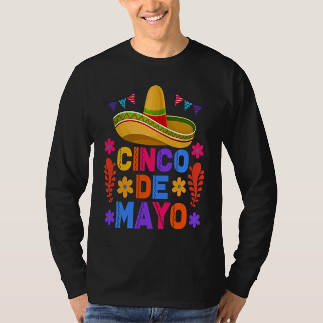 T-shirt Cinco De Mayo Fiesta Surprise Camisa 5 De Mayo Viv (Devant)