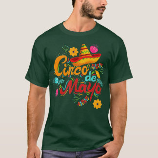T-shirt Cinco De Mayo Fiesta Surprise Camisa 5 De Mayo Viv