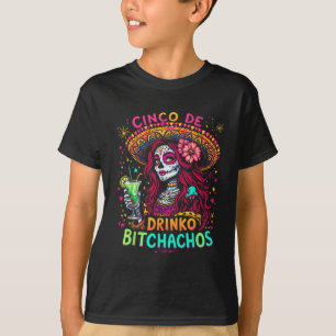 T-shirt Cinco De Mayo Funny Parti Mexicain Cinco De Drinko