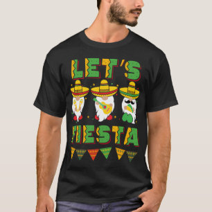 T-shirt Cinco De Mayo Gnomes Mexicains Lets Fiesta