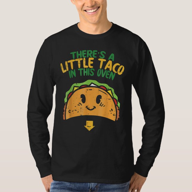 T-shirt Cinco De Mayo Grossesse Theres Taco Dans Ce Four B (Devant)