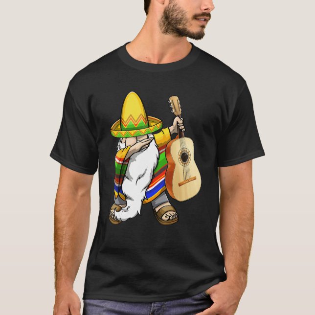 T-shirt Cinco De Mayo Guitar  Mexican Celebration Men 1 (Devant)