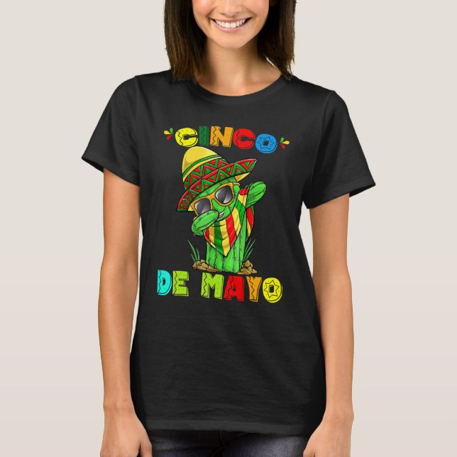 T-shirt Cinco De Mayo Hommes Femmes Enfants Mexicain Fiest (Devant)