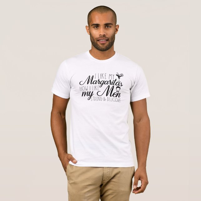 T-shirt Cinco de Mayo J'Aime Margaritas Comment J'Aime Mes (Devant entier)