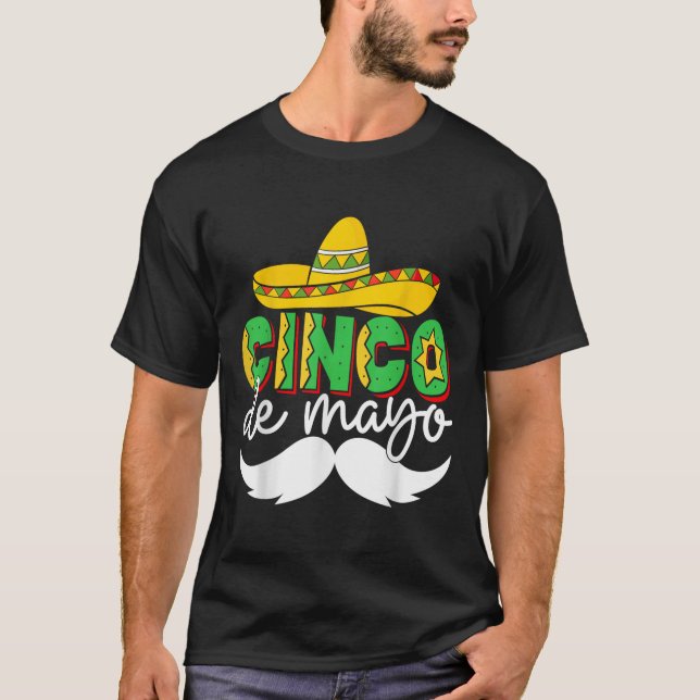 T-shirt Cinco De Mayo Lets Fiesta Squad 5 De Mayo Mexique (Devant)