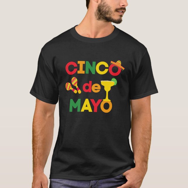 T-shirt Cinco De Mayo Margarita et Tequila (Devant)