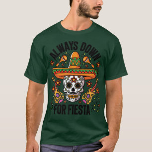 T-shirt Cinco De Mayo Meican Fiesta Guitare Sombrero Marac