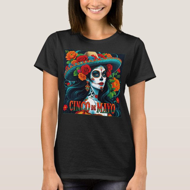 T-shirt Cinco De Mayo Mexicain (Devant)