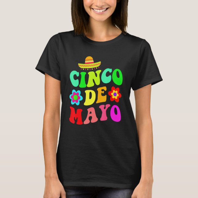 T-shirt Cinco De Mayo Mexican Fiesta 5 De Mayo (Devant)