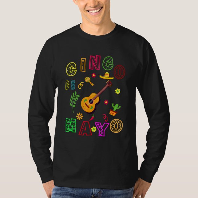 T-shirt Cinco De Mayo Mexican Fiesta 5 De Mayo Men Women G (Devant)