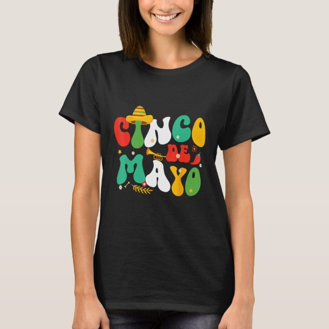 T-shirt Cinco De Mayo Mexican Fiesta celebrate 5 De Mayo M (Devant)