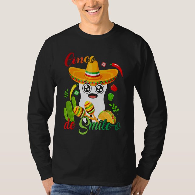 T-shirt Cinco De Mayo Mexican Holy Guacamole Fiesta Time 5 (Devant)